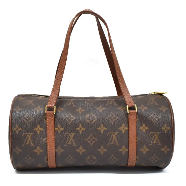 5000001884502675 3 Louis Vuitton Deauville Handbag Monogram Canvas Leather Brown