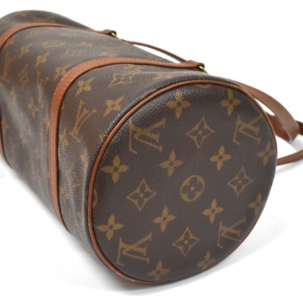 5000001884502675 6 Louis Vuitton Deauville Handbag Monogram Canvas Leather Brown