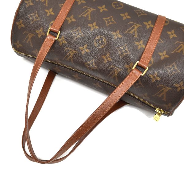 5000001884502675 7 Louis Vuitton Deauville Handbag Monogram Canvas Leather Brown