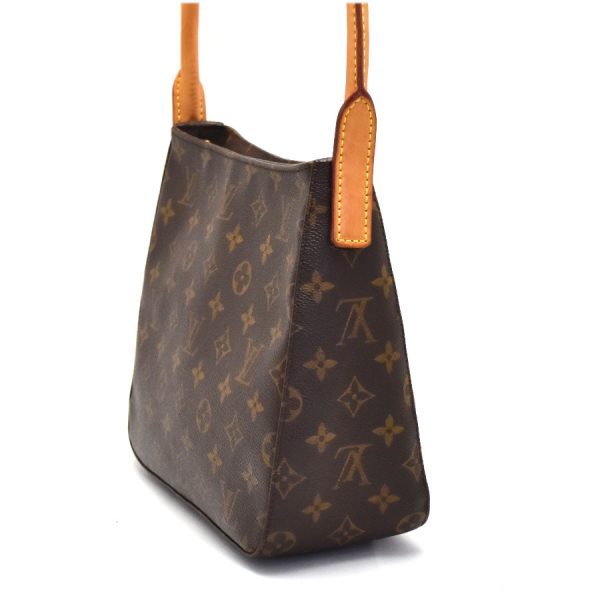 5000001889302602 2 Louis Vuitton One Shoulder Bag Looping MM Canvas Monogram Brown