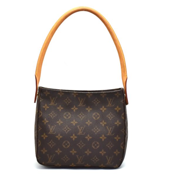 5000001889302602 3 Louis Vuitton One Shoulder Bag Looping MM Canvas Monogram Brown