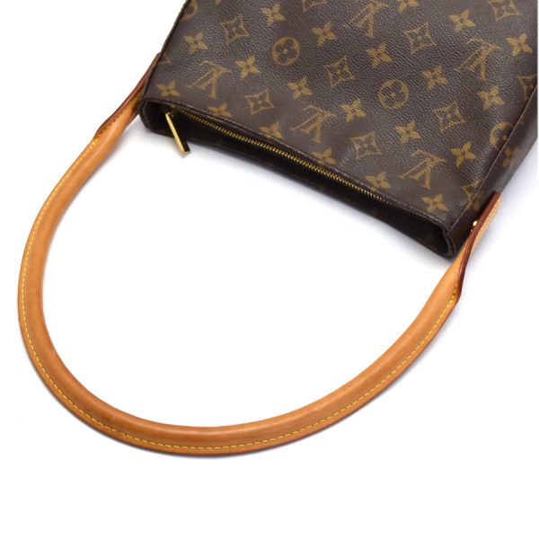 5000001889302602 7 Louis Vuitton One Shoulder Bag Looping MM Canvas Monogram Brown