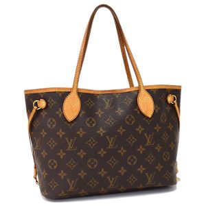 5000001889302646 1 Louis Vuitton Neverfull PM Damier Tote Bag Brown