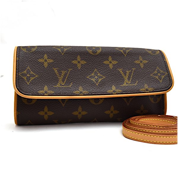 5000001889302669 1 Louis Vuitton shoulder bag Pochette Twin PM M51854 Canvas Leather