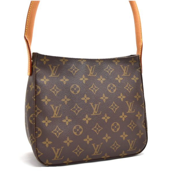 5000001889302674 1 Louis Vuitton Shoulder Bag Looping MM Monogram M51146 Brown