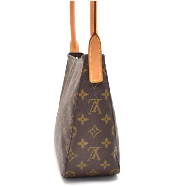 5000001889302674 2 Louis Vuitton Shoulder Bag Looping MM Monogram M51146 Brown