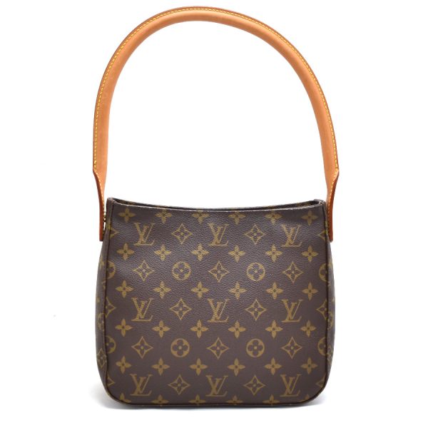 5000001889302674 3 Louis Vuitton Shoulder Bag Looping MM Monogram M51146 Brown