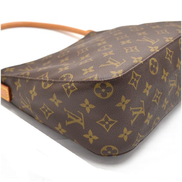 5000001889302674 5 Louis Vuitton Shoulder Bag Looping MM Monogram M51146 Brown