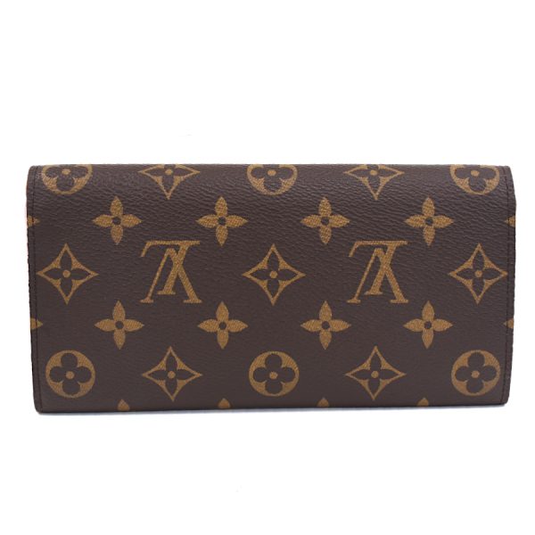 5000002884101407 3 Louis Vuitton Portefeuille Emilie Wallet Monogram Brown Hot Pink