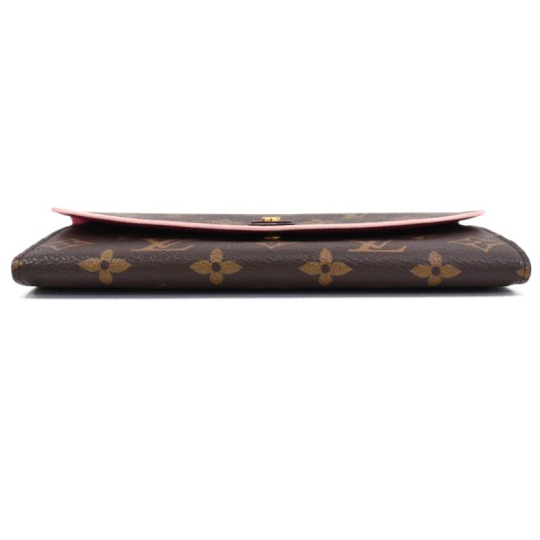 5000002884101407 4 Louis Vuitton Portefeuille Emilie Wallet Monogram Brown Hot Pink