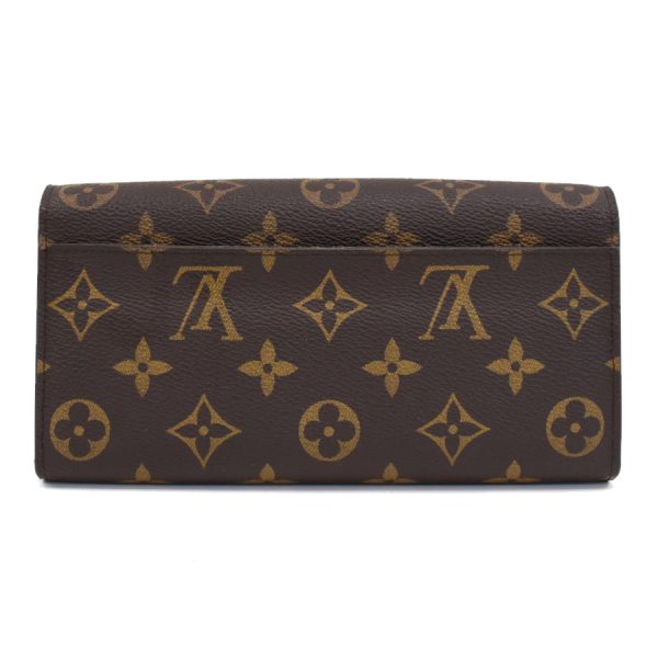 5000002884101417 3 Louis Vuitton Portefeuille Sarah Wallet Monogram Brown Fuchsia