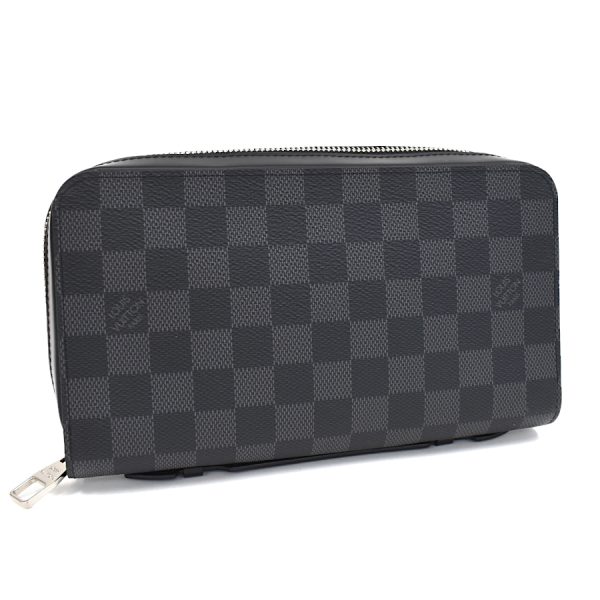 5000002884101419 1 Louis Vuitton Zippy XL Wallet Damier Graphite Black