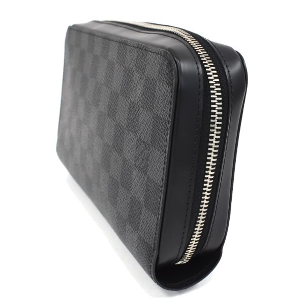 5000002884101419 2 Louis Vuitton Zippy XL Wallet Damier Graphite Black