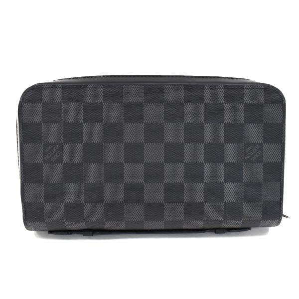 5000002884101419 3 Louis Vuitton Zippy XL Wallet Damier Graphite Black