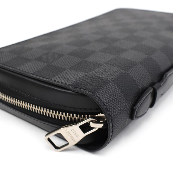 5000002884101419 5 Louis Vuitton Zippy XL Wallet Damier Graphite Black