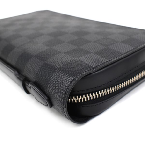 5000002884101419 6 Louis Vuitton Zippy XL Wallet Damier Graphite Black