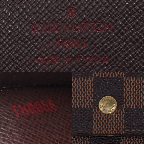 5000002884101423 9 Louis Vuitton Portefeuil International Wallet Damier Ebene