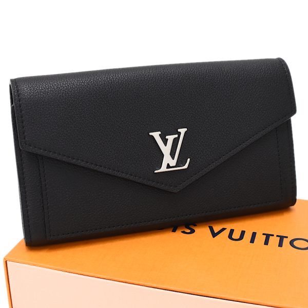 5000002884101436 1 Louis Vuitton Portefeuille My Lock Me Wallet Taurillon Leather Noir