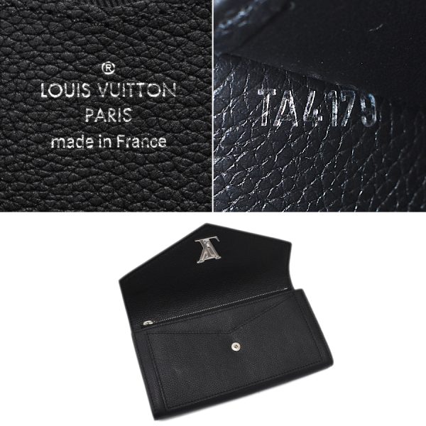 5000002884101436 9 Louis Vuitton Portefeuille My Lock Me Wallet Taurillon Leather Noir