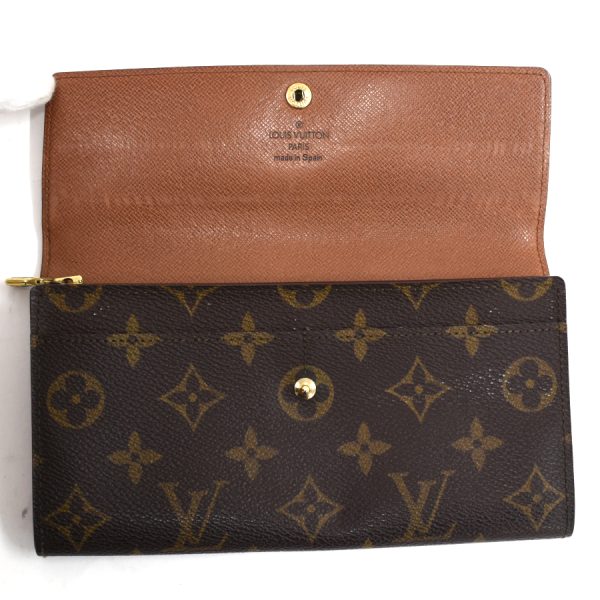 5000002884101447 7 Louis Vuitton Porte Monnaie Credit Wallet Monogram Brown