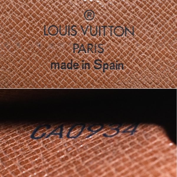 5000002884101447 9 Louis Vuitton Porte Monnaie Credit Wallet Monogram Brown