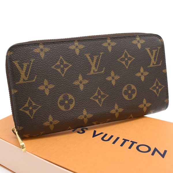 5000002884101462 1 Louis Vuitton Zippy Wallet Long Wallet Monogram Canvas Brown