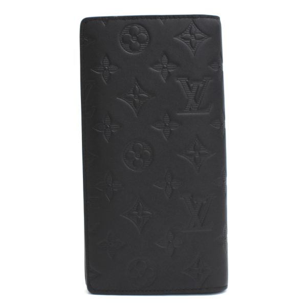 5000002884101466 3 Louis Vuitton Portefeuille Brazza Wallet Monogram Shadow Leather Black