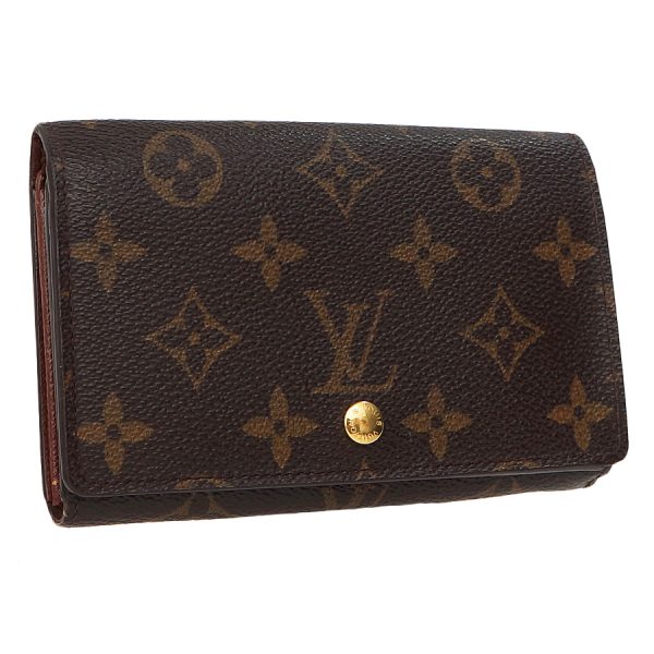 5000002884400720 1 Louis Vuitton Zipper Wallet Portomone Vietresor Canvas Brown