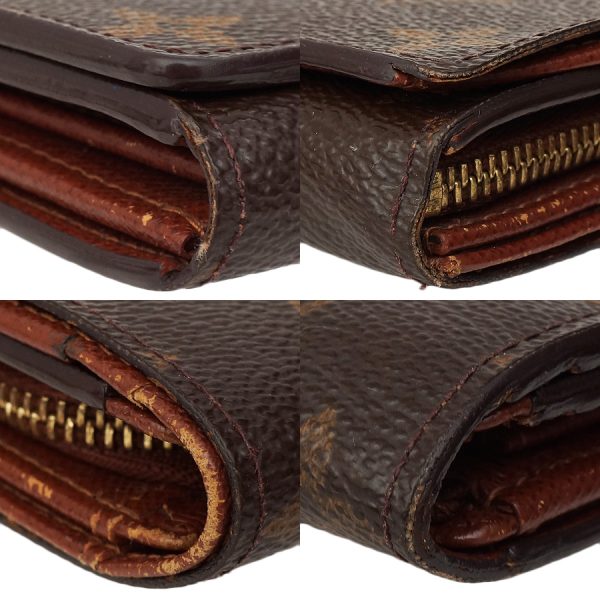 5000002884400720 5 Louis Vuitton Zipper Wallet Portomone Vietresor Canvas Brown