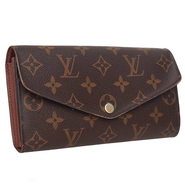 5000002884400726 1 Louis Vuitton Portefeuille Sarah Wallet Monogram Canvas Brown