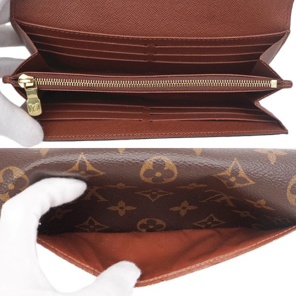 5000002884400726 7 Louis Vuitton Portefeuille Sarah Wallet Monogram Canvas Brown