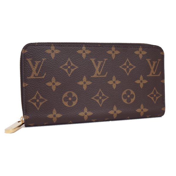 5000002884400737 1 Louis Vuitton Zippy Wallet Round Zipper Monogram Canvas Brown