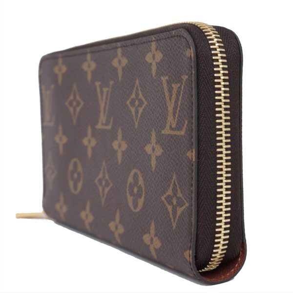 5000002884400737 2 Louis Vuitton Zippy Wallet Round Zipper Monogram Canvas Brown