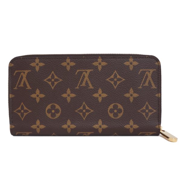 5000002884400737 3 Louis Vuitton Zippy Wallet Round Zipper Monogram Canvas Brown