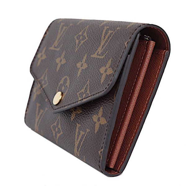 5000002884400740 2 Louis Vuitton Portefeuille Sara compact Wallet Monogram Brown