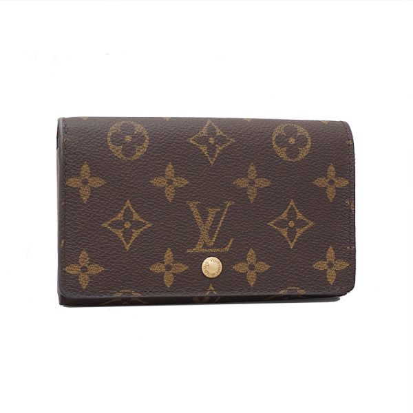 5000002884400742 1 Louis Vuitton Porte Monet Bier Tresor Wallet Monogram Brown