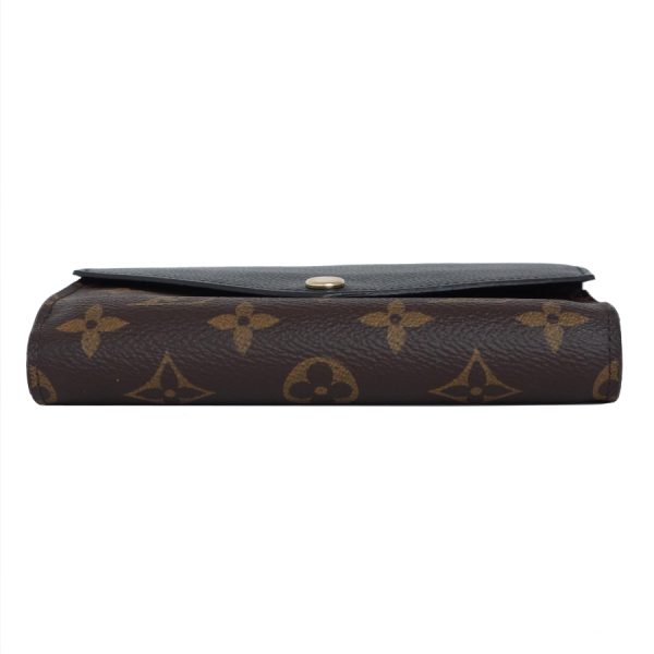 5000002884400744 4 Louis Vuitton Portefeuille Pallas Compact Wallet Noir Bifold Monogram