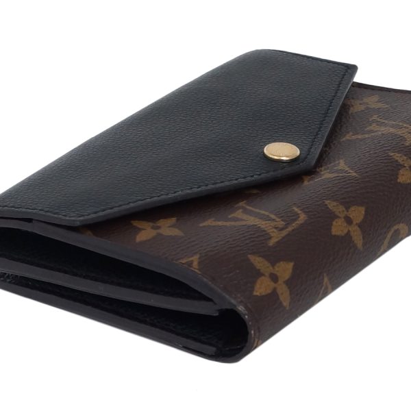 5000002884400744 5 Louis Vuitton Portefeuille Pallas Compact Wallet Noir Bifold Monogram