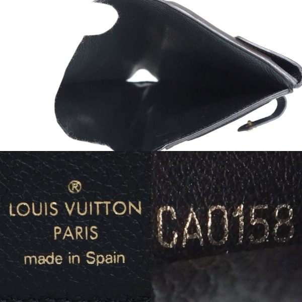 5000002884400744 9 Louis Vuitton Portefeuille Pallas Compact Wallet Noir Bifold Monogram