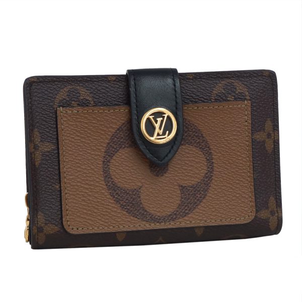 5000002884400746 1 Louis Vuitton Portefeuille Juliet Wallet Bifold Monogram Reverse Brown