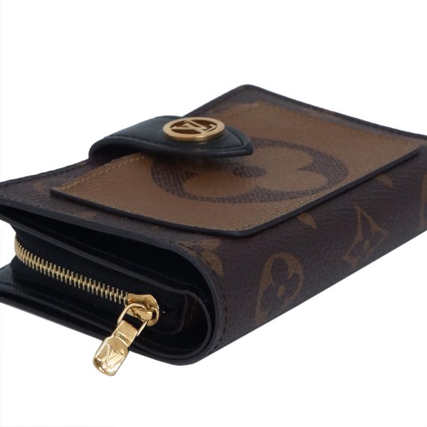 5000002884400746 5 Louis Vuitton Portefeuille Juliet Wallet Bifold Monogram Reverse Brown