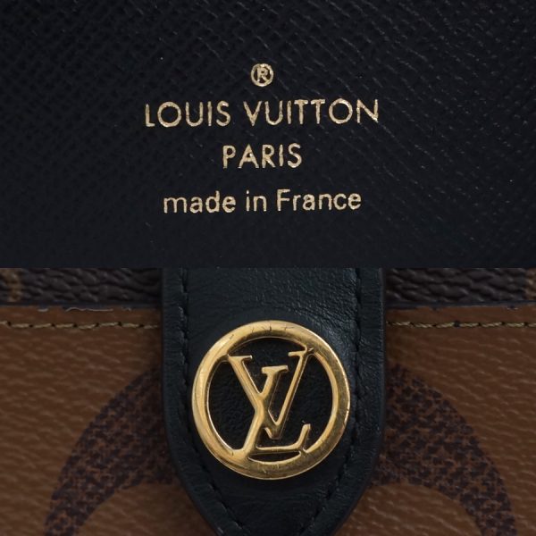 5000002884400746 9 Louis Vuitton Portefeuille Juliet Wallet Bifold Monogram Reverse Brown