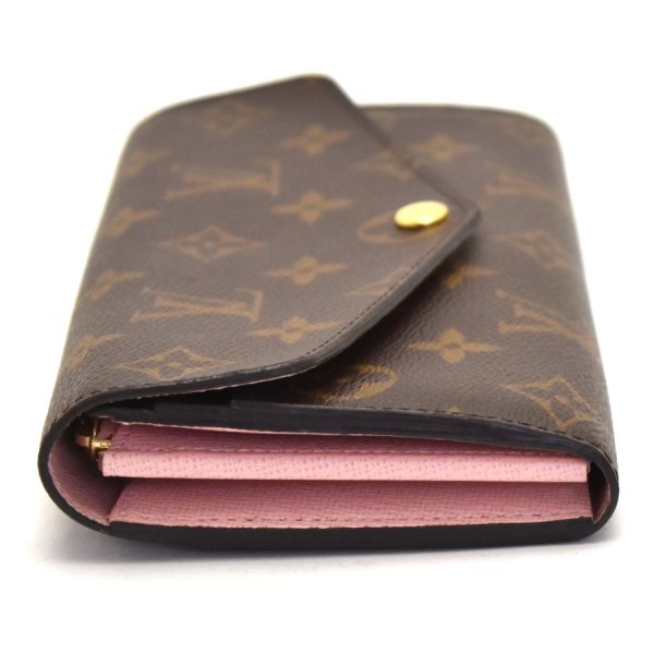 5000002889300742 2 Louis Vuitton Portefeuille Sarah Wallet Long Monogram Rose Ballerine