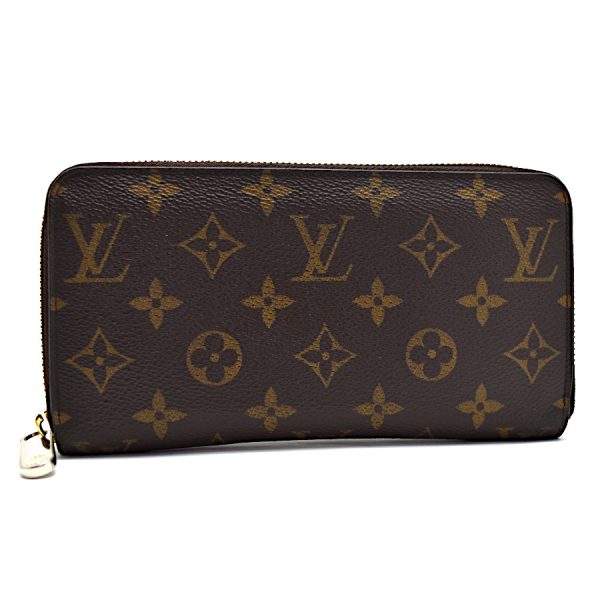 5000002889300752 1 Louis Vuitton Zippy Wallet Long Wallet Monogram Canvas Leather Rose Ballerine