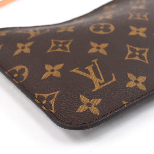 5000004884100958 6 Louis Vuitton Neverfull GM Pouch Accessory Monogram Brown Fuchsia