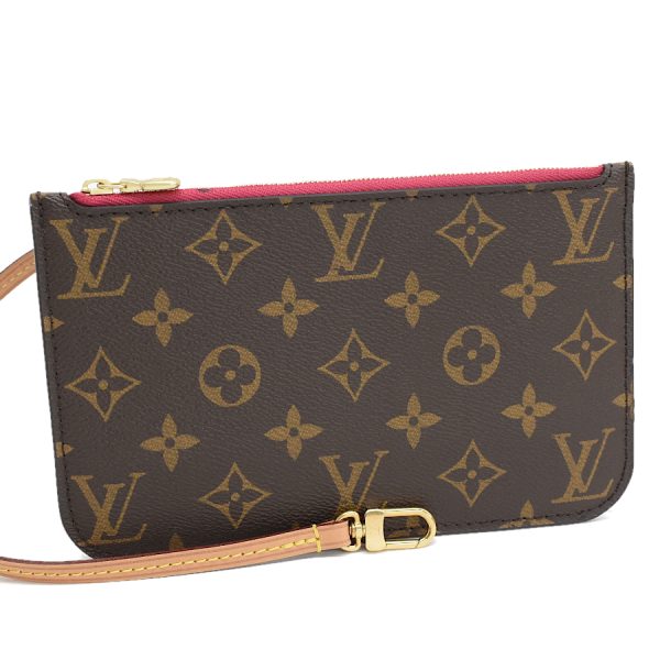 5000004884100989 1 Louis Vuitton Pouch for Neverfull Monogram Canvas Brown Pivoine