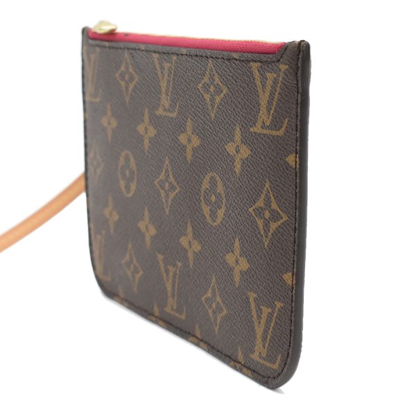 5000004884100989 2 Louis Vuitton Pouch for Neverfull Monogram Canvas Brown Pivoine