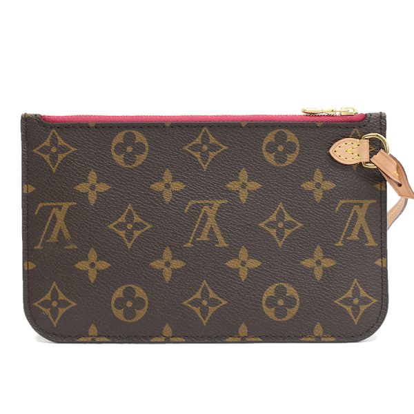 5000004884100989 3 Louis Vuitton Pouch for Neverfull Monogram Canvas Brown Pivoine