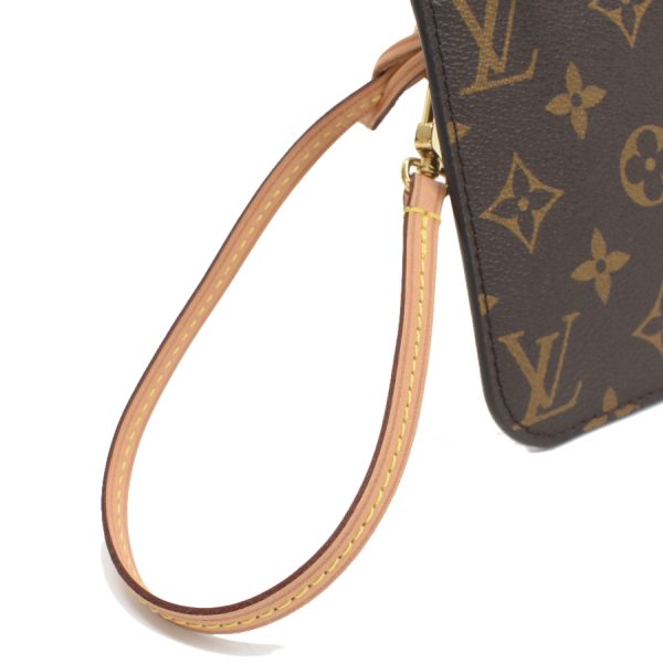 5000004884100989 7 Louis Vuitton Pouch for Neverfull Monogram Canvas Brown Pivoine