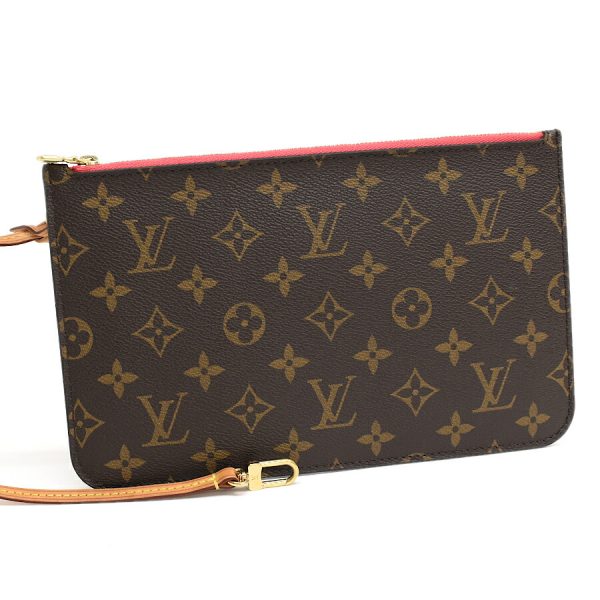 5000004884101012 1 Louis Vuitton Pouch for Neverfull Monogram Canvas Brown Cherry